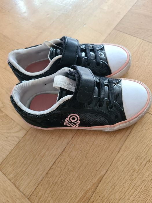 Trampki buty czarne benetton 30