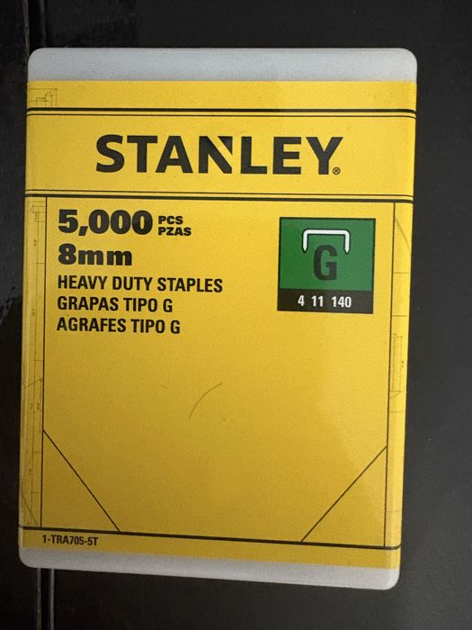 STANLEY ZSZYWKI G 8mm 5000szt.
