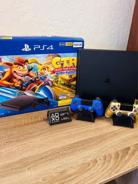 Магазин! Sony PlayStation4Slim+ 120ігор на акаунті!