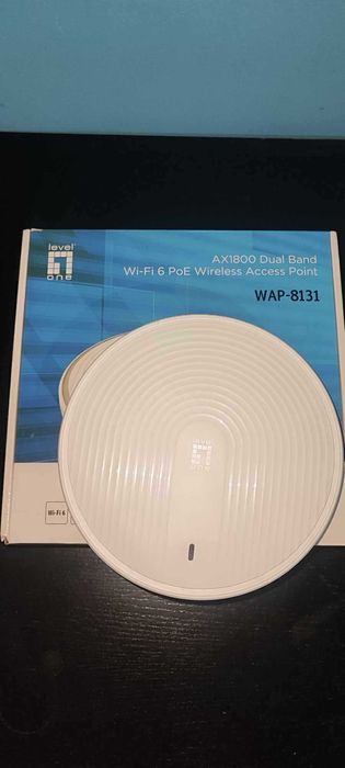 LevelOne WAP-8131 punkt dostępowy AP1800 Mbit/s 802.11ax (Wi-Fi 6)