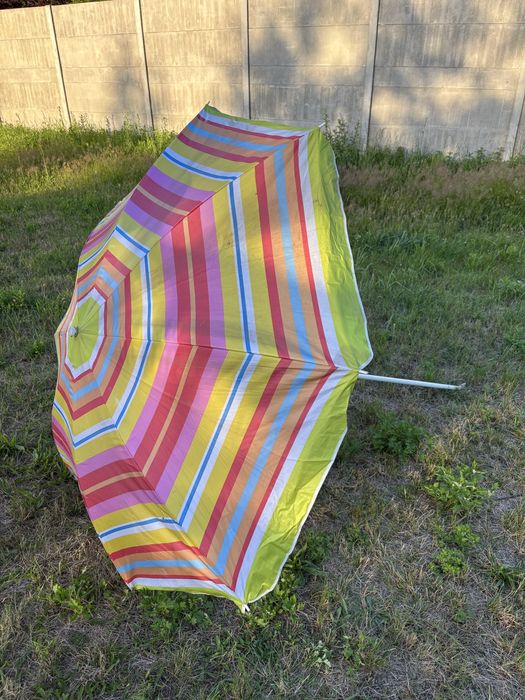 Parasol ogrodowy działkowy kolorowy Crivit stan bdb!