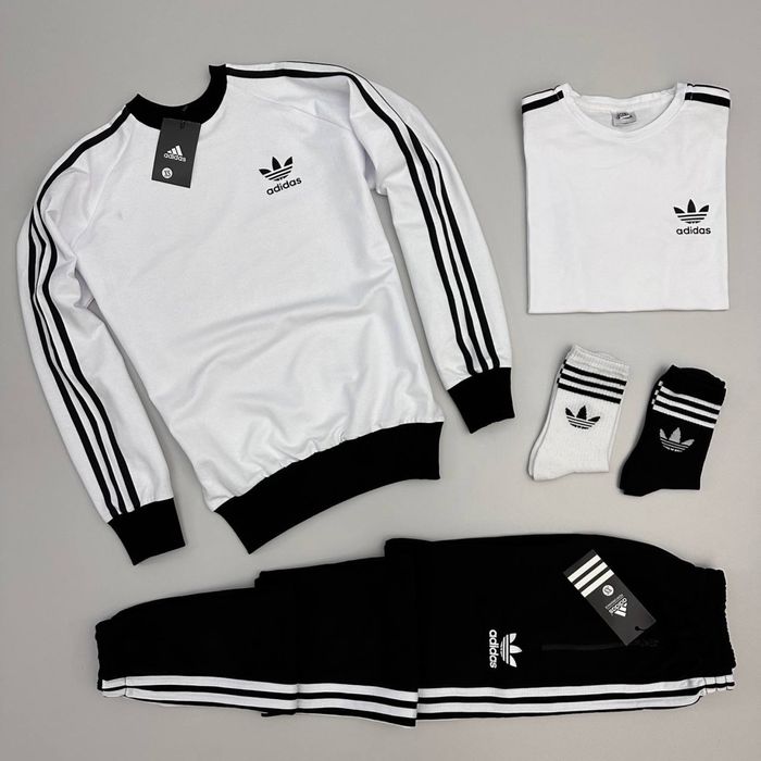 Чоловічий спортивний костюм адідас набір [3в1] Adidas [XS-3XL]