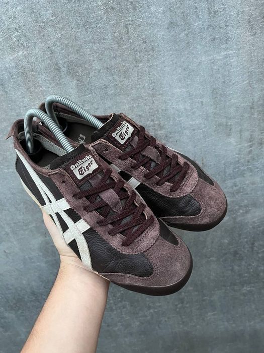 Кроссовки Onitsuka Tiger Mexico 66 VIN в расцветке Coffee/Feather Grey