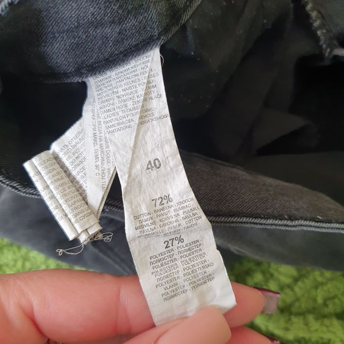 Czarno-szare spodnie sinsay