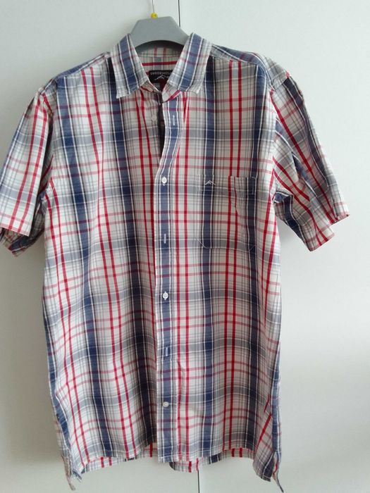 Koszula męska w kratę  XL