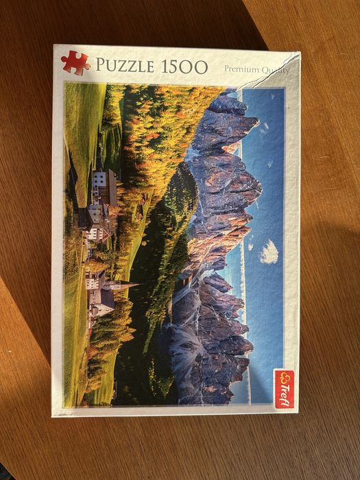 Puzzle Alpejska Wioska 1500 elementów, kompletne