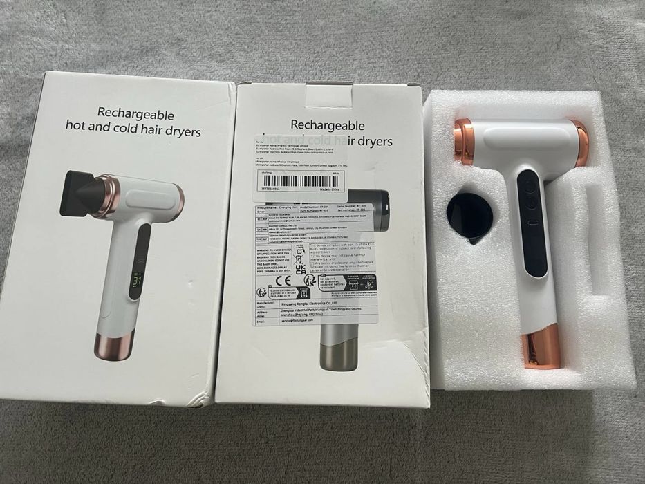 Акумуляторний фен для волосся