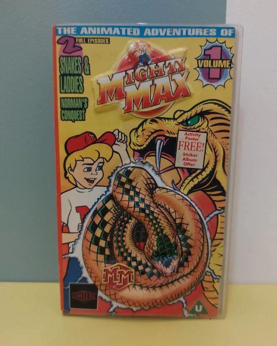 Mighty Max vol. 1 VHS raro 90's colecionador
