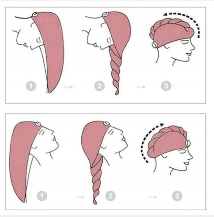 Turban na włosy z mikrofibry