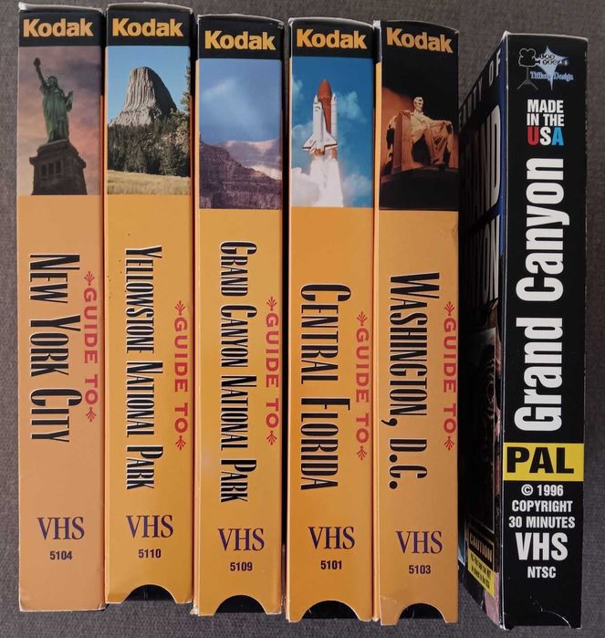 VHS - Locais para visitar nos EUA (1996)