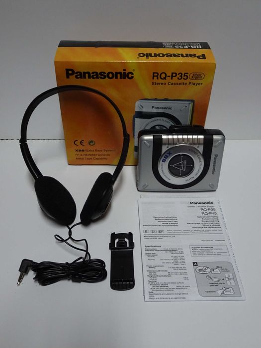 NOWY Walkman PANASONIC RQ-P35(SR) Odtwarzacz Kasetowy - 1997r.- OKAZJA