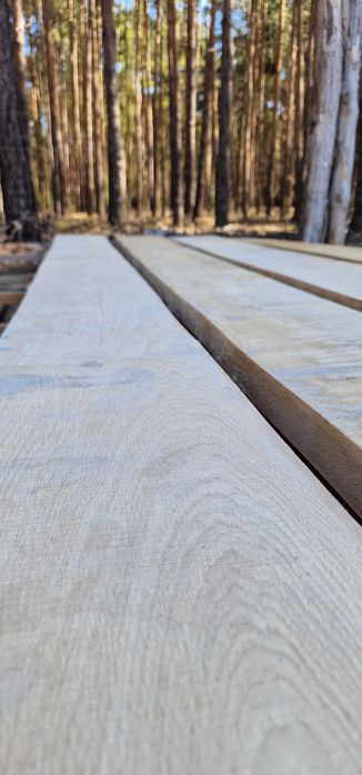 Deski dębowe. Deska na kanał samochodowy.  Kantówka, belka, deska na meble ogrodowe. Dostawa - GŁOGÓW
