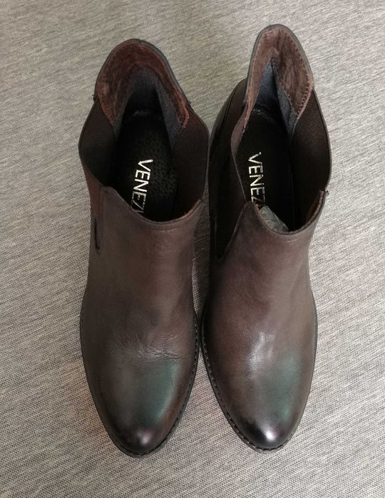 Sztyblety skórzane Venezia