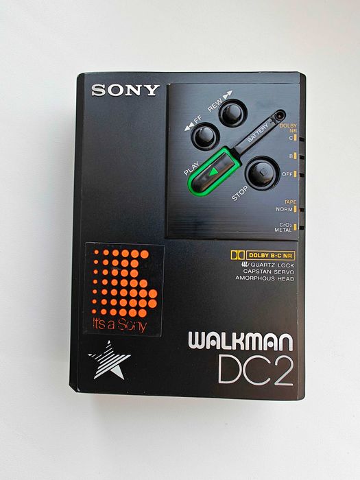 Sony WM-DC2 Walkman Portable Cassette Player плеєр раритет колекційний