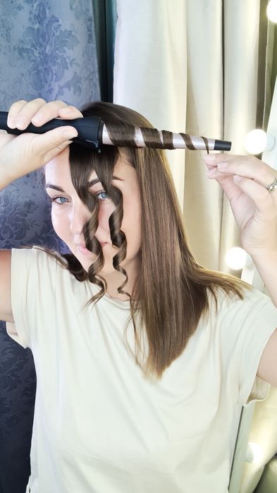 Конусна керамічна плойка для волосся