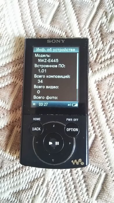 Плеер Sony nwz  E445 16гб, колонки активные
