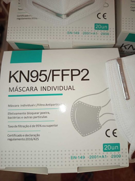 Máscara de Proteção c/Filtro Antiparticulas KN95/FFP2 - 25000 und