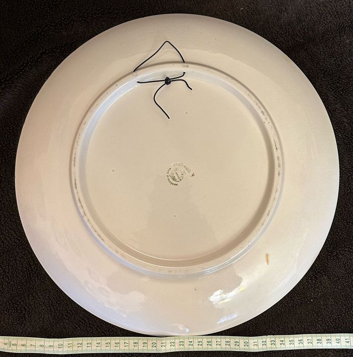Pratão em faiança Sacavém 37,5cm