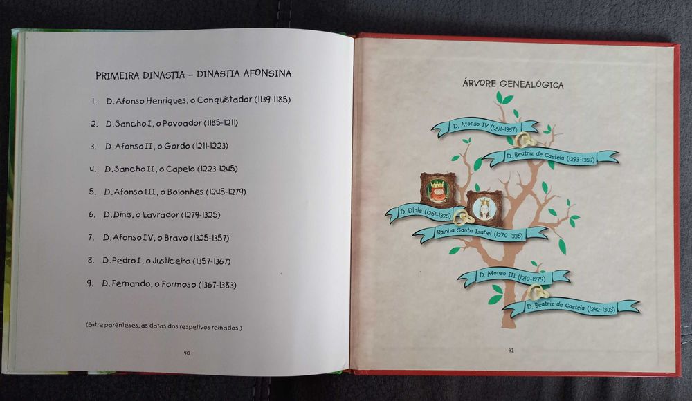 Livro histórico infantil de D. DINIS