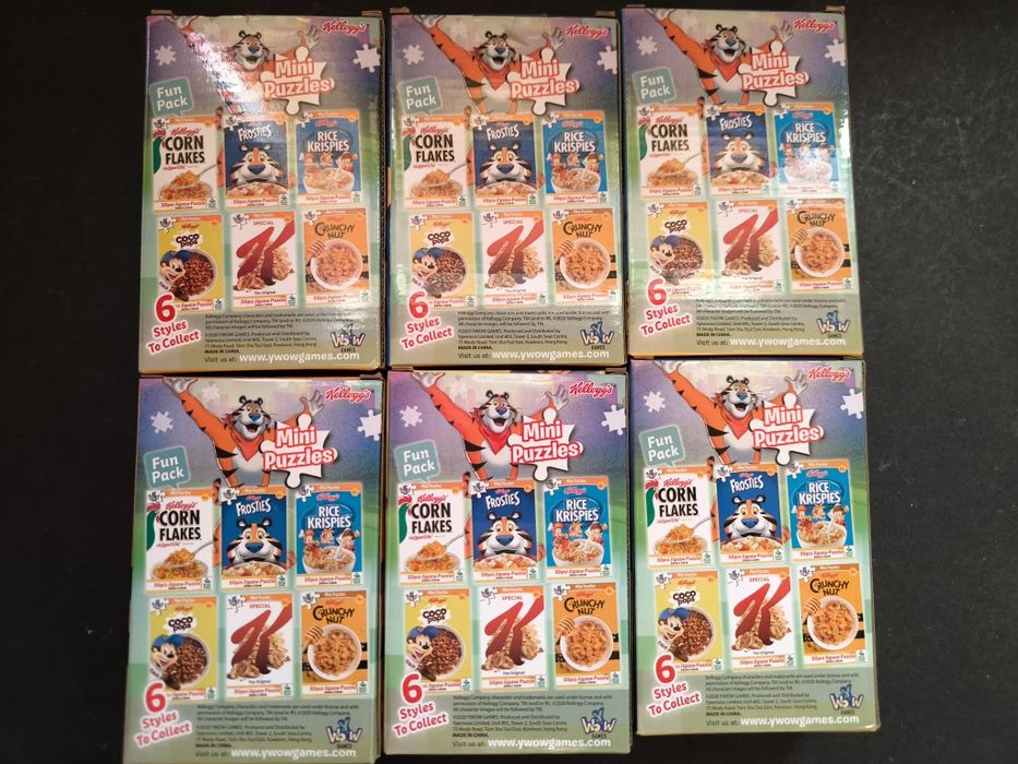 6 Puzzles Kellog's Mini