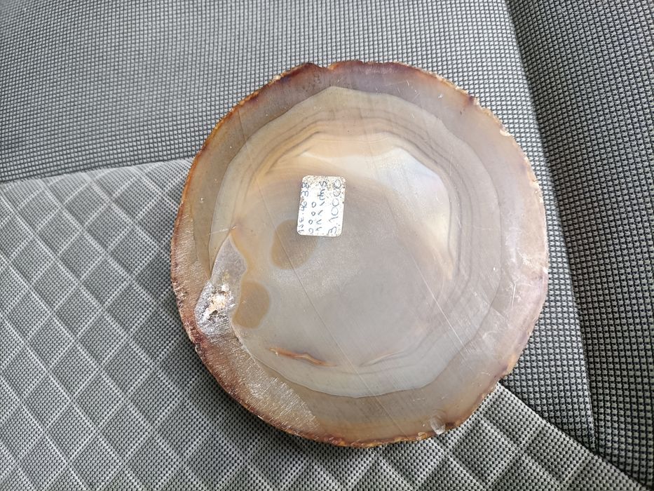 Cinzeiro feito em Geodo de Ágata