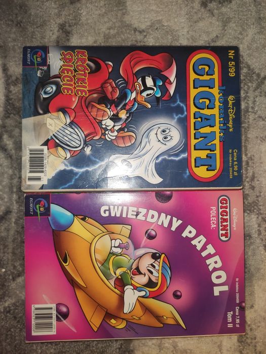 Komiksy Kaczor Donald Gigant. Krótkie spięcie/ Gwiezdny patrol