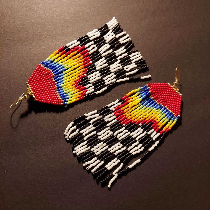 Kolczyki boho hippie minimalistic style na randkę wesele do pracy