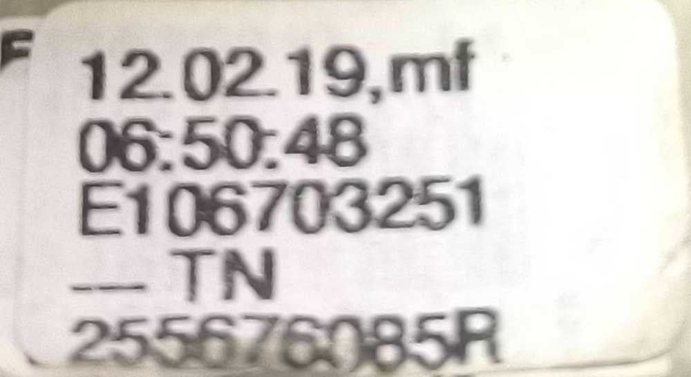 Manípulo de Luzes 255676085R - RENAULT CAPTUR I