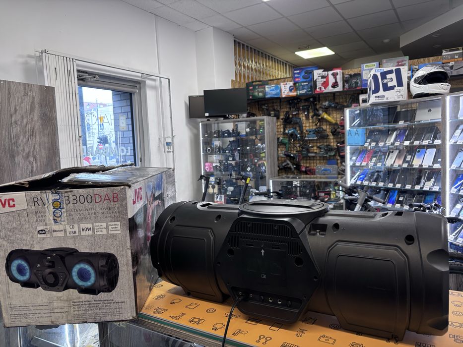 Jak Nowy! Boombox JVC RV-NB300DAB Bluetooth CD USB od Lombard HALOgsm