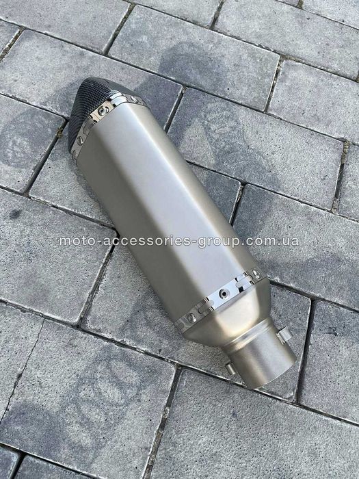 Мото прямоток прямоточний Akrapovic Carbon прямоточный глушитель