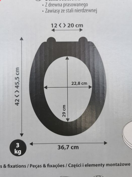 Tampo de sanita novo