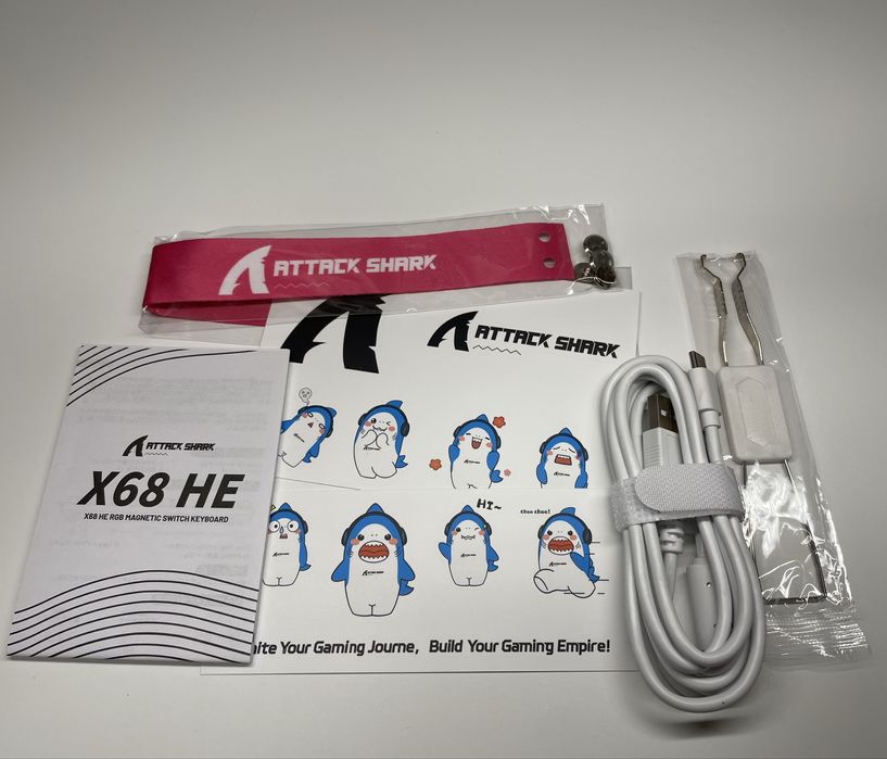 ATTACK SHARK X68 рожева з Гарантією