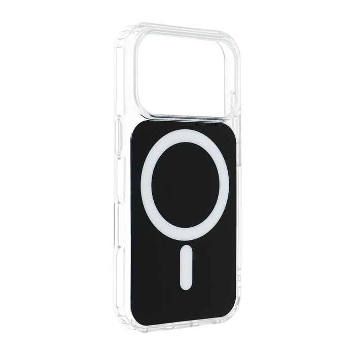Etui na iPhone 17 Pro Max / 18 Pro Max (low camera edge) Clear Fusion Mag Cover zgodne z MagSafe czarne