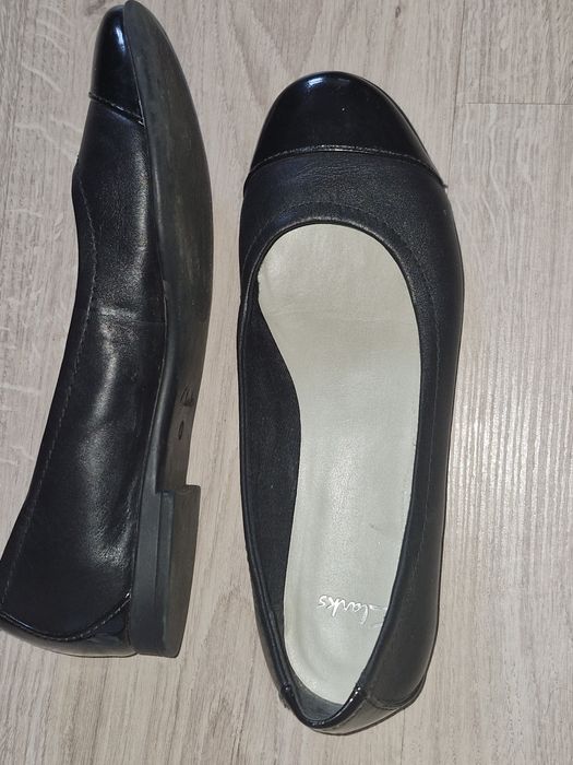 Clarks балетки в стиле Chanel 37р. 23,5 см