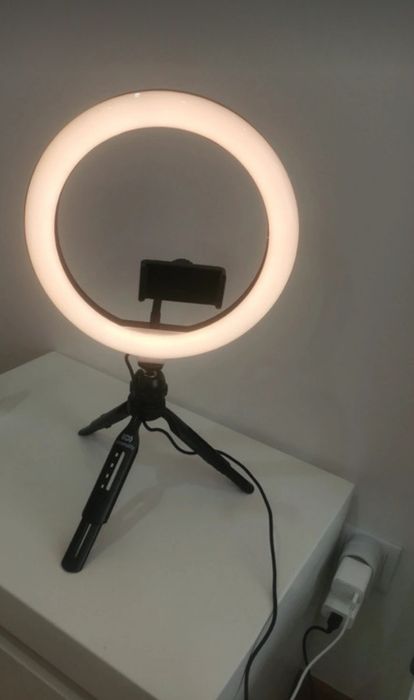 Ring light com tripé