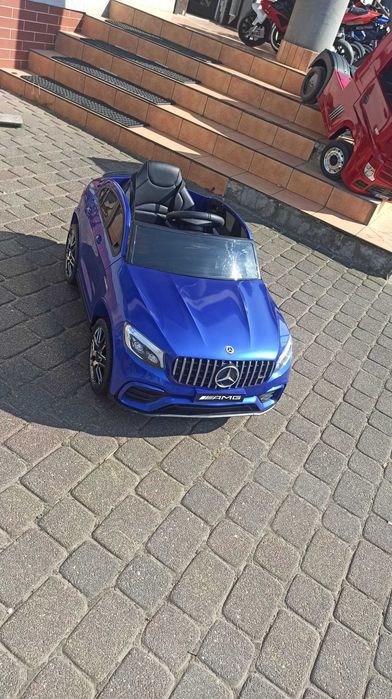 Autko Mercedes GLC 63S Niebieski na akumulator 4×4 HIT!