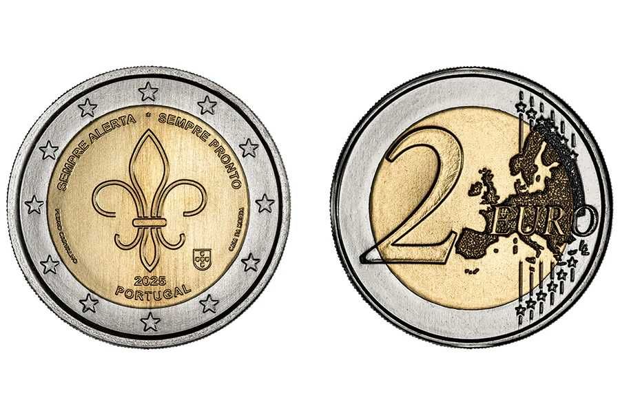 Moeda comemorativa 2€ 2 euros Sempre alerta. Sempre pronto 2025 NOVA