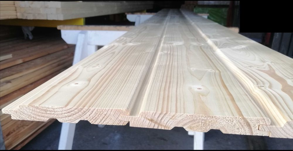 Deska elewacyjna I podbitka I boazeria I elewacja 19x146 świerk