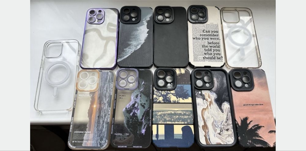Продам 10 шт. Чохлів для телефону iPhone 14 pro Max, стан ідеальний.