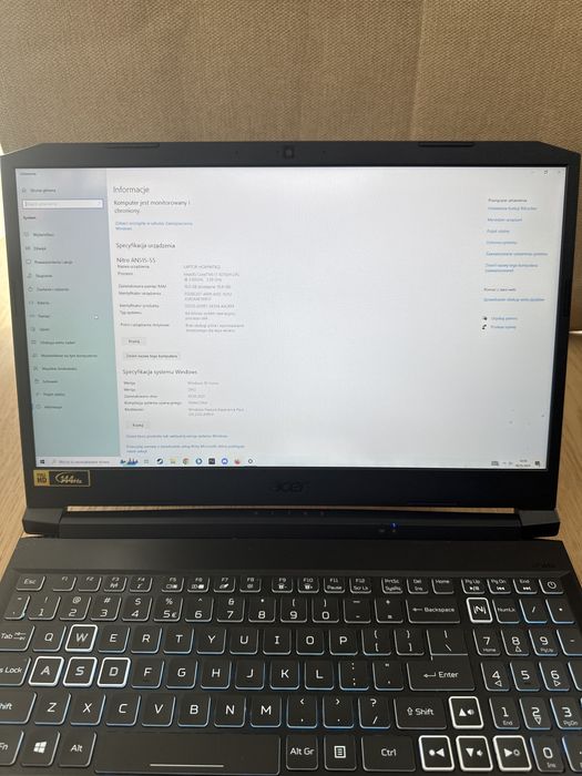 Acer Nitro 5 i7-10750H/16GB/1TB/W10/RTX3060