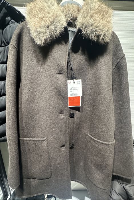 Пальто Zara вовна шерсть