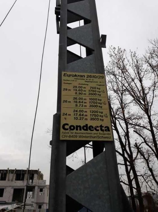 Żuraw Samomontujący Condecta euro kran 2610/29 + podwozie 1993r.