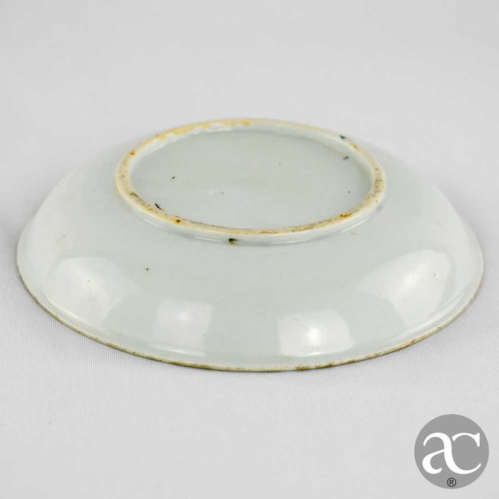 Prato em Porcelana da China, dinastia Qing, Família Verde, Séc. XIX