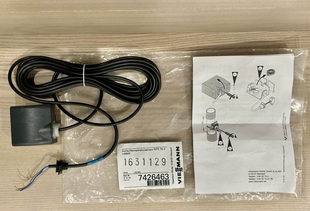 Czujnik temperatury kontaktowy VIESSMANN NTC