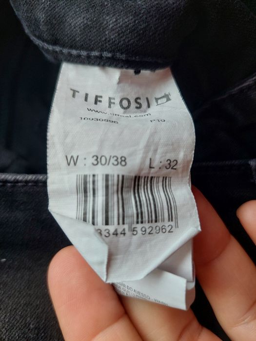 Calças tiffosi doble up pretas 38