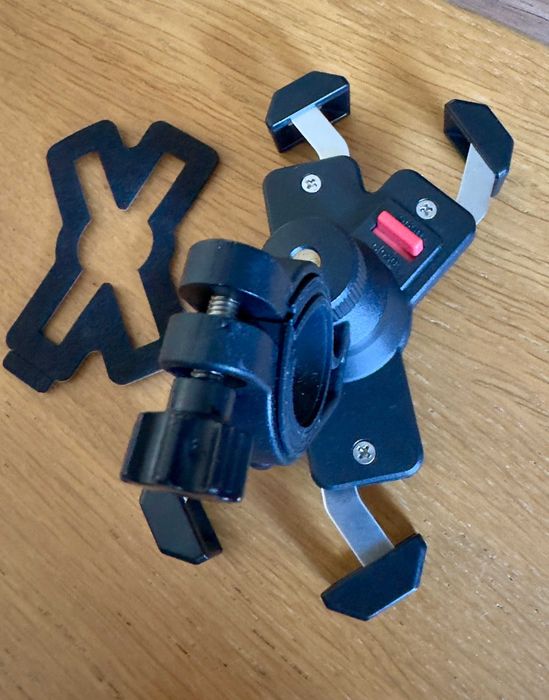 Suporte de Telemóvel para Guiador de Mota / Bicicleta GUB G-81 (Ajustável)