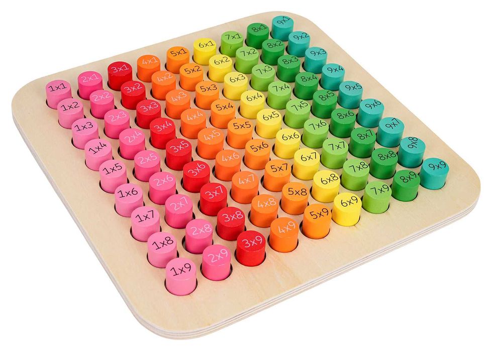 Edukacyjna Drewniana Tablica do Nauki Mnożenia Dla Dzieci YY-3184