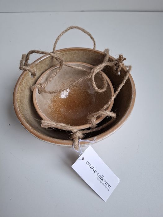 Barti Bowl wiszące doniczki/ miski podwójne