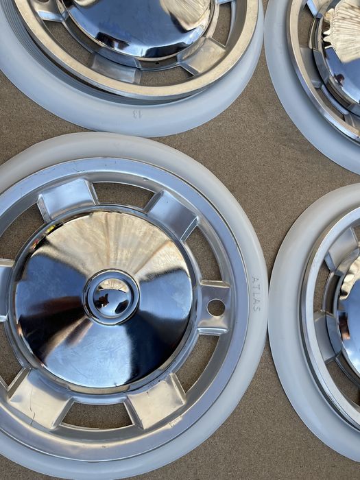 Колпаки москвич  408. 412 хром