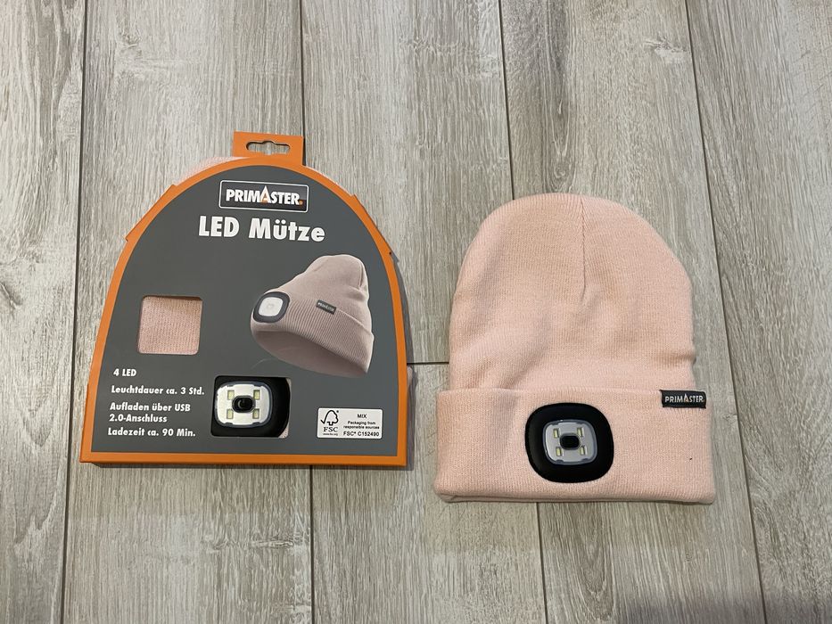 Шапка з ліхтариком